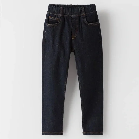 ZARA Children's Dark Denim Jeans - Picture 1 of 7